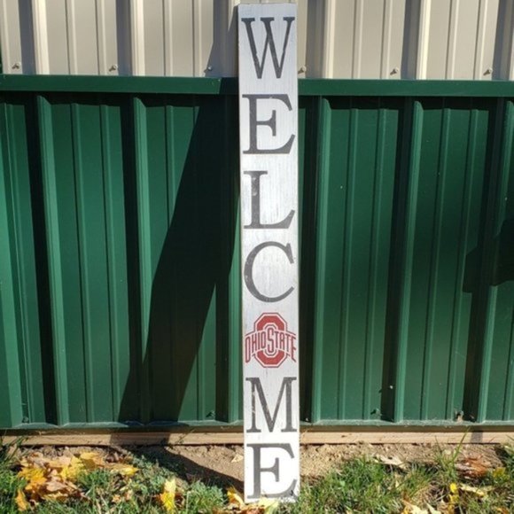 Handmade Other - 🏈 Brand New Handmade 4' OSU Welcome Wooden